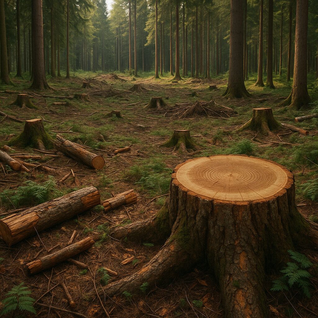 Czy wycinka drzew zawsze jest zła? Rola zabiegów leśnych.