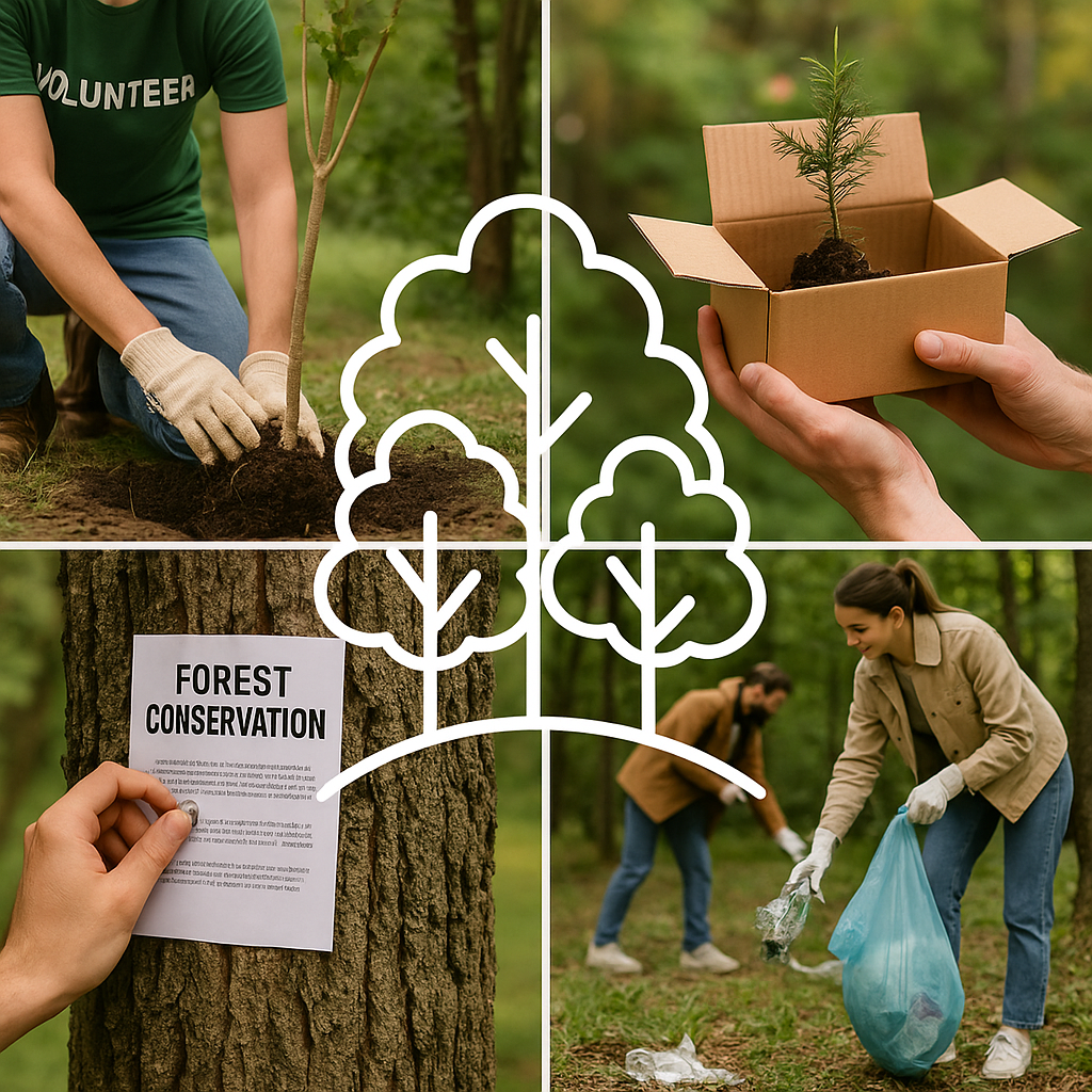 Jak można wspierać lasy — wolontariat, darowizny, działania lokalne.