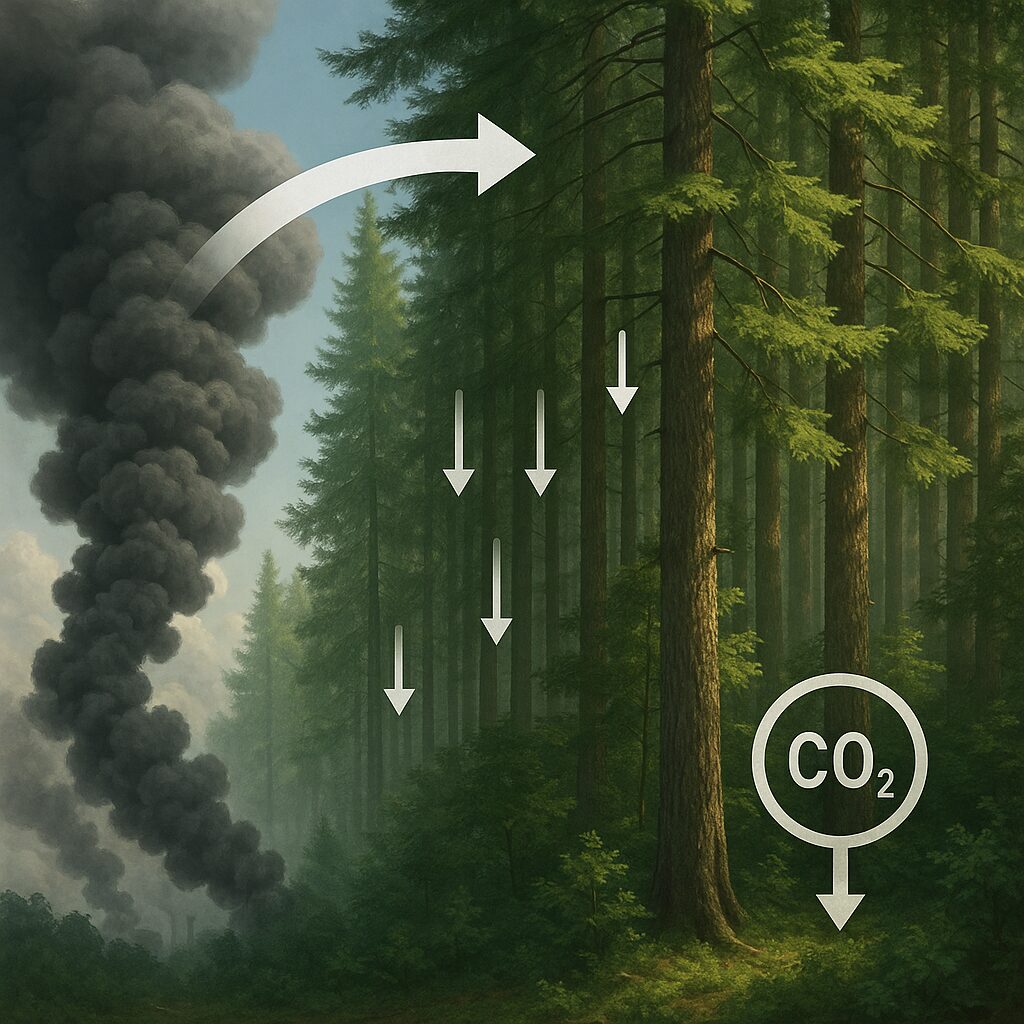 Jak lasy pomagają w walce z zanieczyszczeniami — filtrowanie powietrza, sekwestracja CO₂.