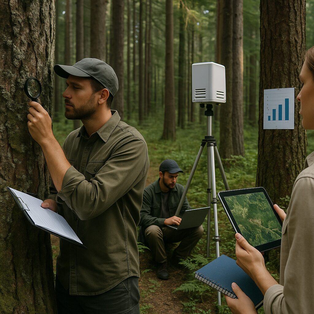 Jak mierzymy stan zdrowia lasu — wskaźniki, badania, monitoring.