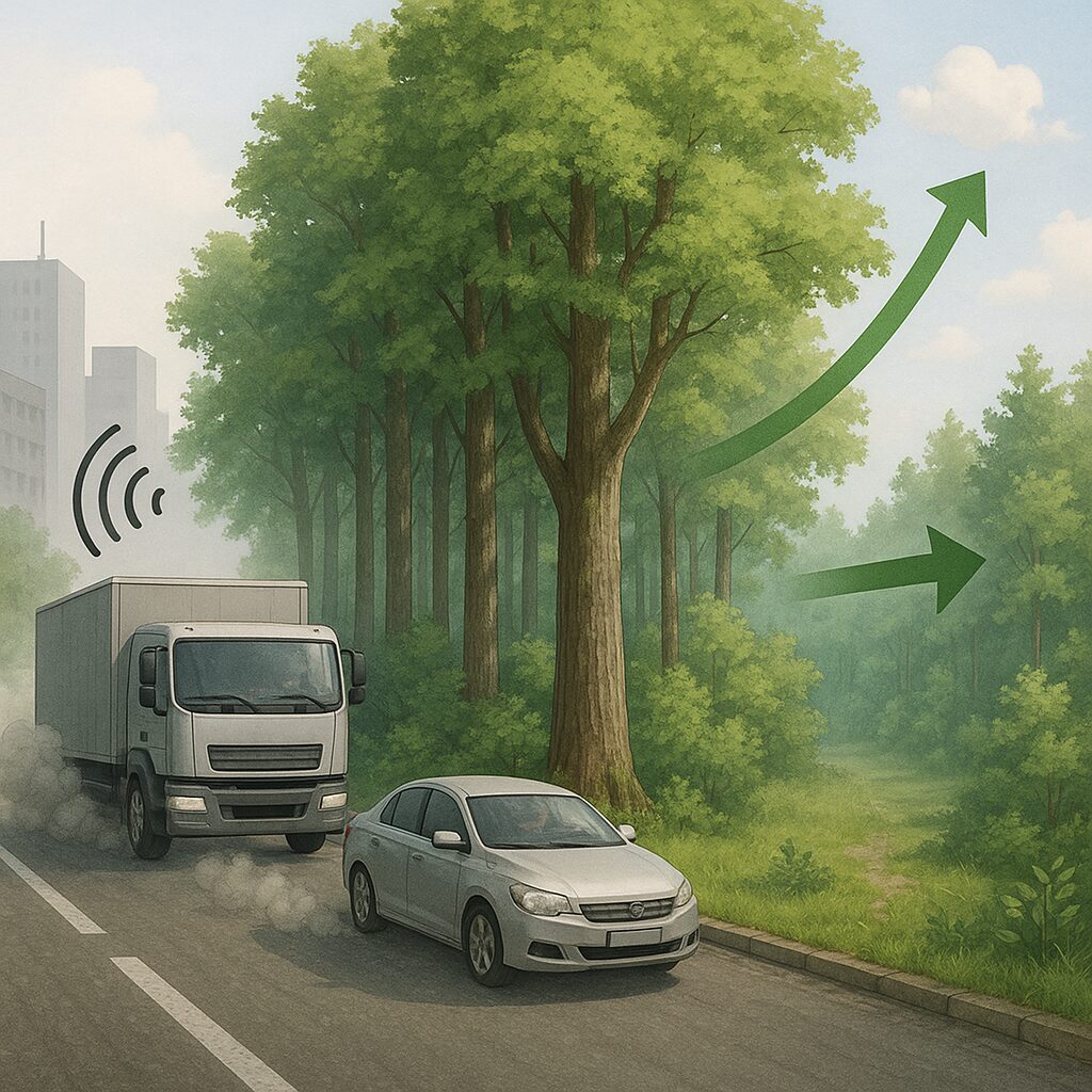 Jak lasy wpływają na redukcję hałasu i zanieczyszczeń powietrza.