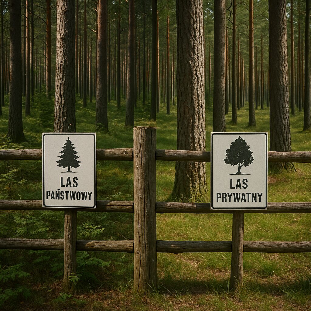 Kwestia własności lasu — lasy państwowe vs prywatne, jakie prawa mają właściciele.