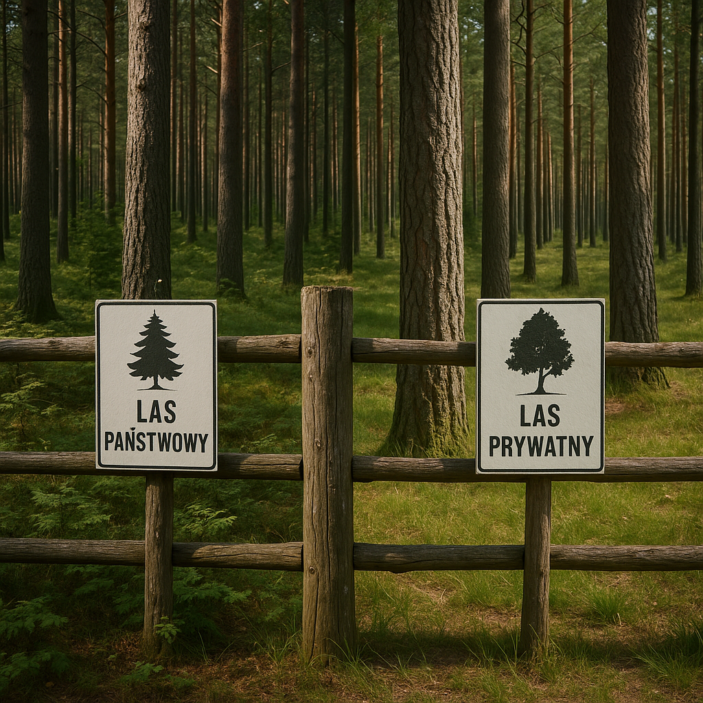 Kwestia własności lasu — lasy państwowe vs prywatne, jakie prawa mają właściciele.