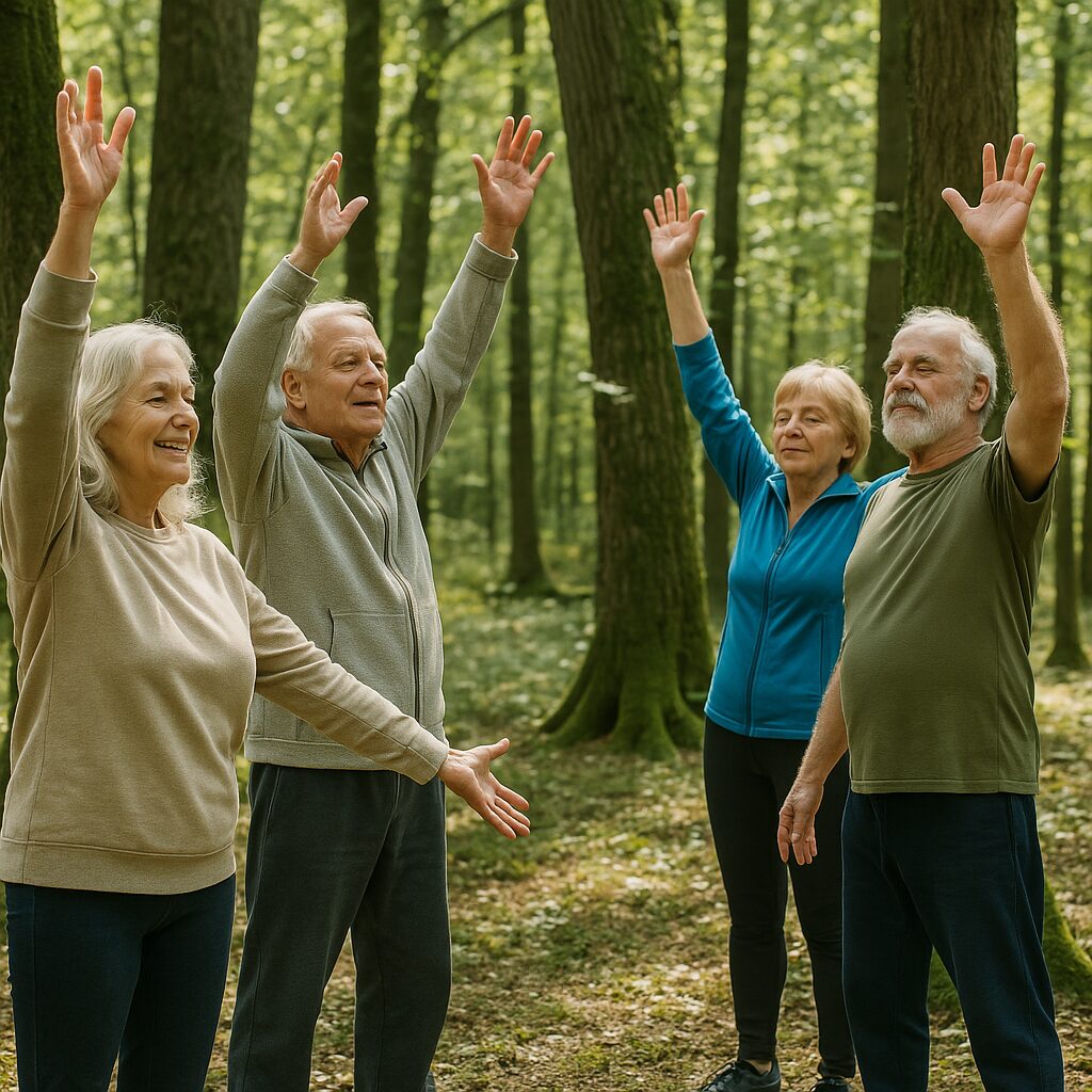 Las a seniorzy — programy aktywności wśród drzew dla osób starszych.
