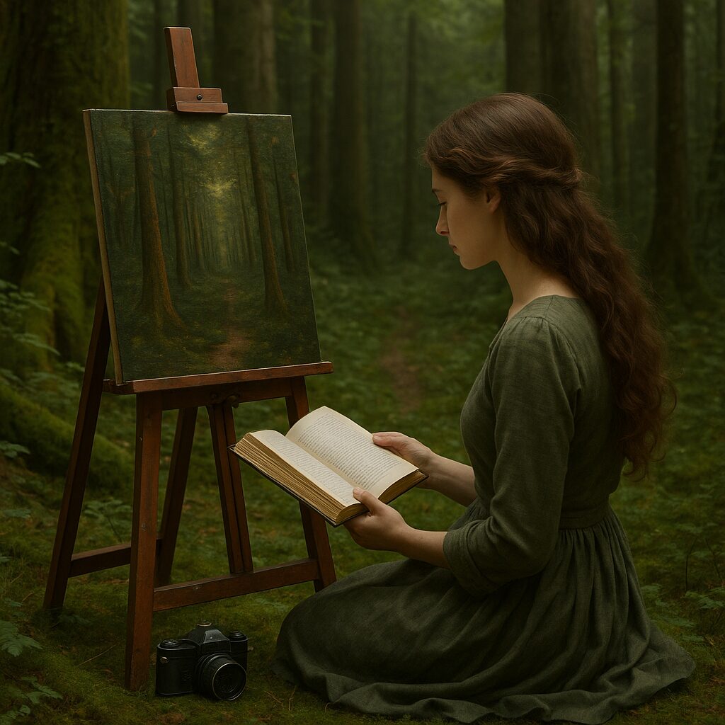 Las w sztuce — literatura, malarstwo, film inspirowane drzewostanem.