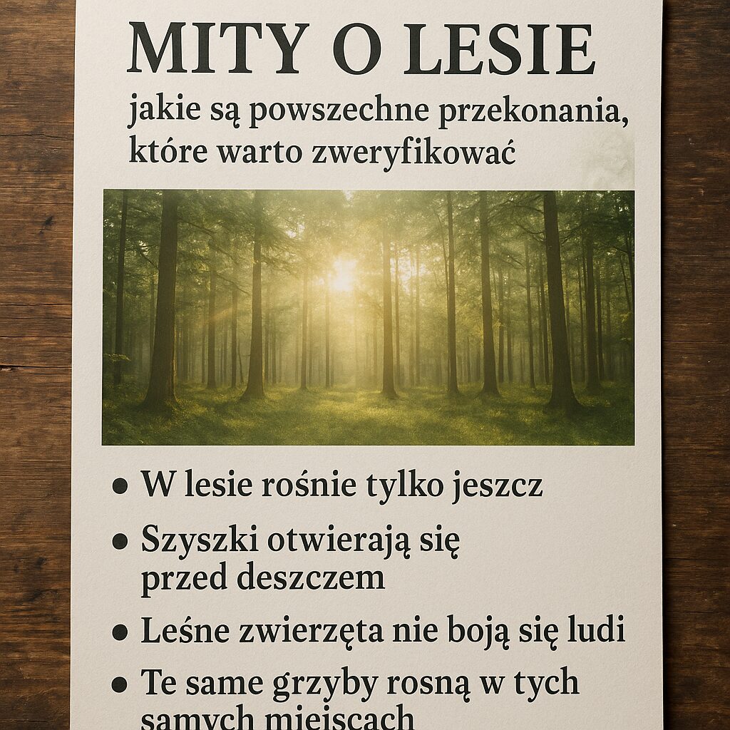 Mity o lesie — jakie są powszechne przekonania, które warto zweryfikować.