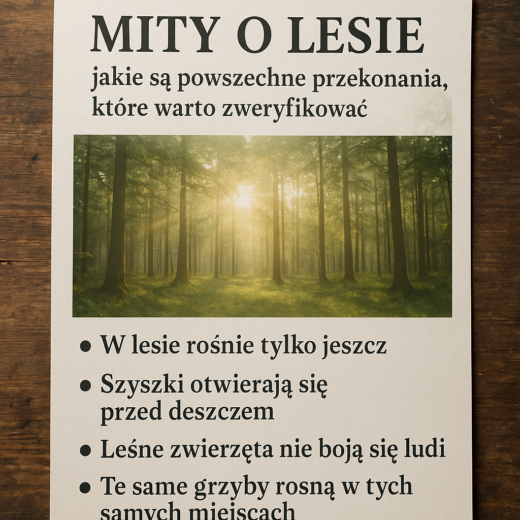 Mity o lesie — jakie są powszechne przekonania, które warto zweryfikować.