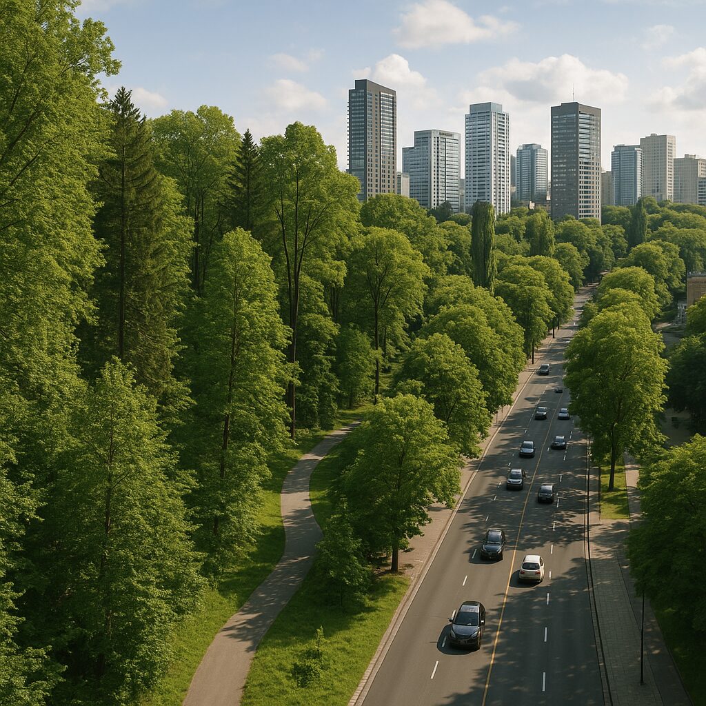 Lasy a urbanizacja — jak miasta włączają lasy w strukturę miejską.