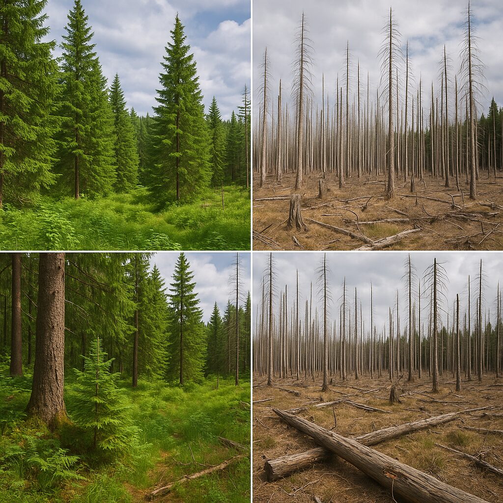 Zmiany klimatu a zdrowie lasów — co możemy zaobserwować w ostatnich latach.