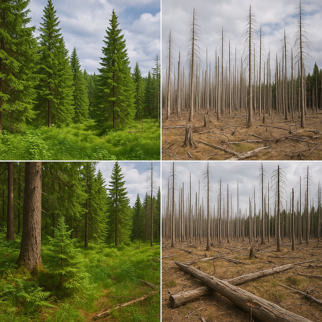 Zmiany klimatu a zdrowie lasów — co możemy zaobserwować w ostatnich latach.