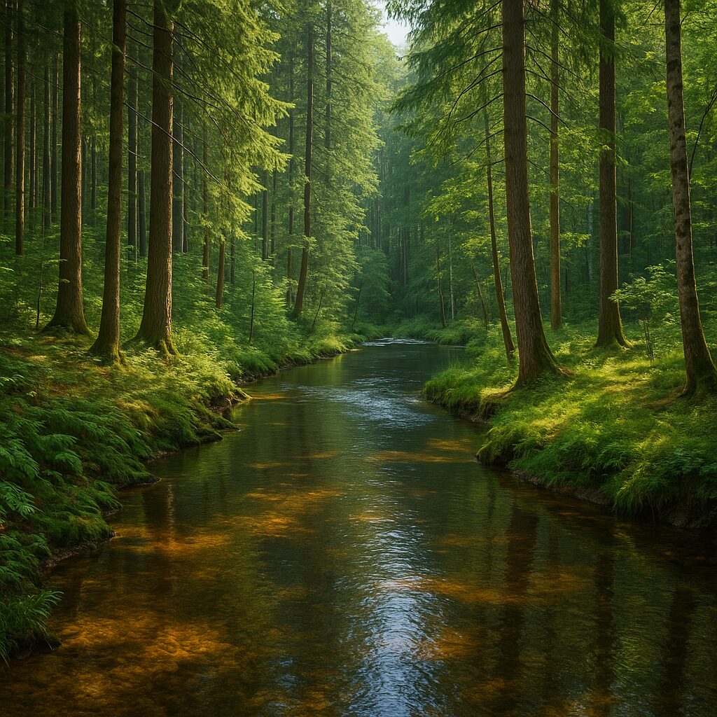 Lasy a woda — jak drzewostany wpływają na zasoby wodne i retencję.