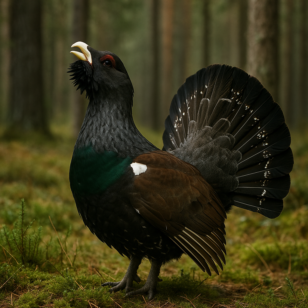 Głuszec – Tetrao urogallus