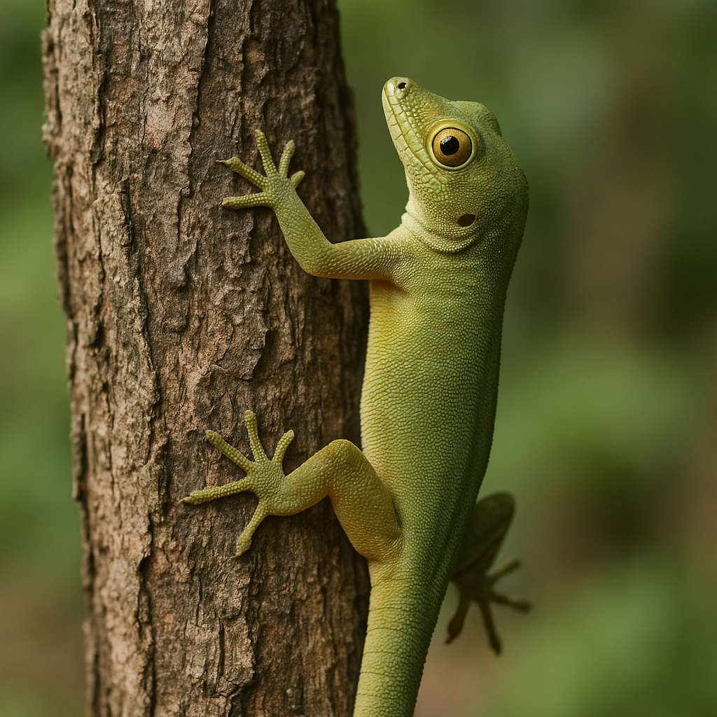 Gekon drzewny – Hemidactylus frenatus