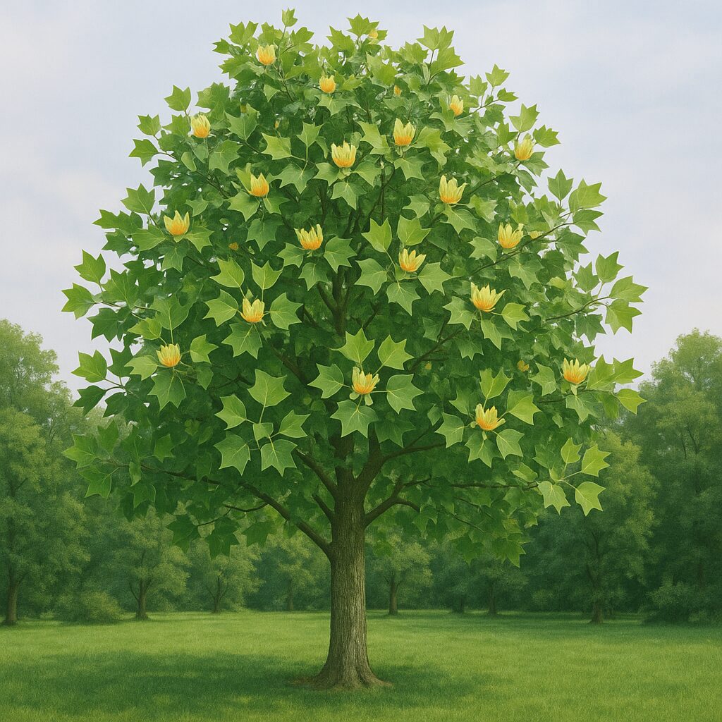 Tulipanowiec amerykański – Liriodendron tulipifera