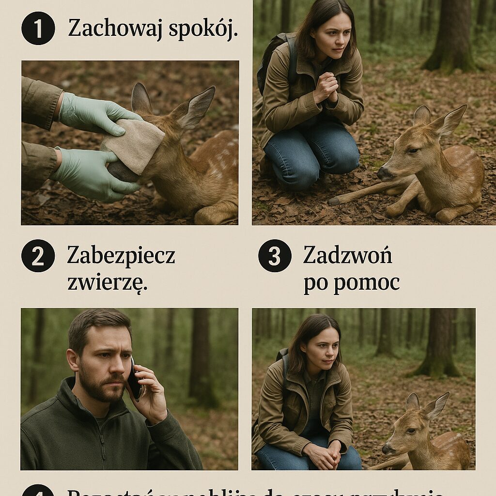 Co zrobić, gdy znajdziesz ranne zwierzę w lesie – kroki postępowania.