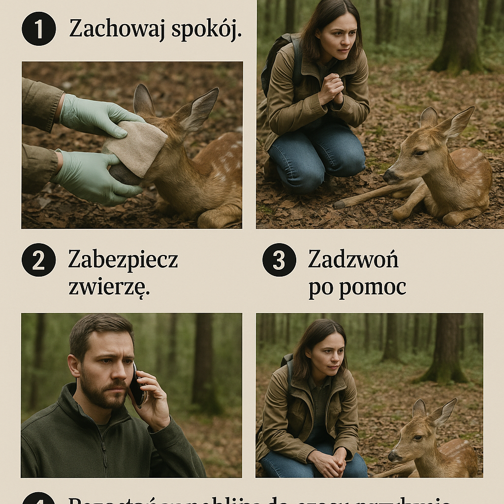 Co zrobić, gdy znajdziesz ranne zwierzę w lesie – kroki postępowania.