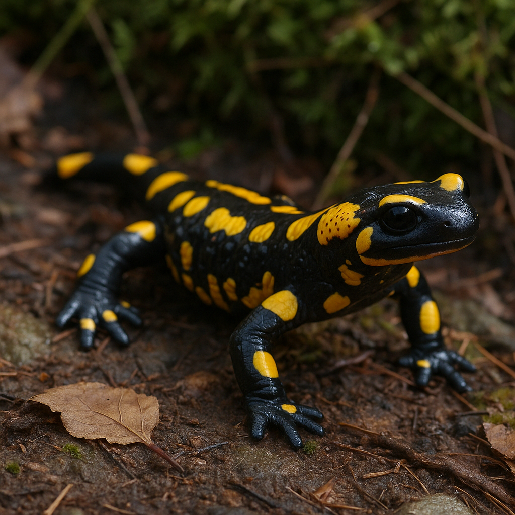 Salamandra plamista – Salamandra salamandra