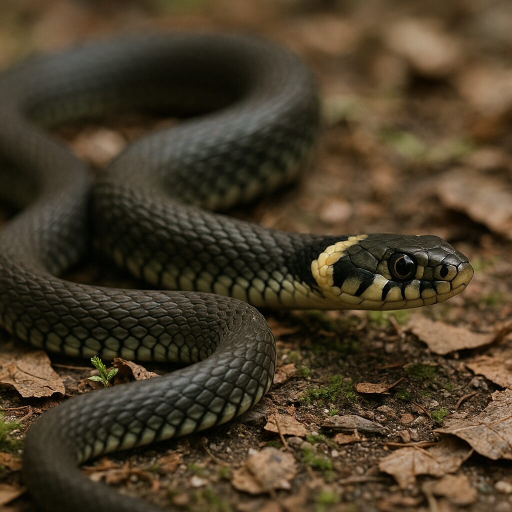 Zaskroniec zwyczajny – Natrix natrix