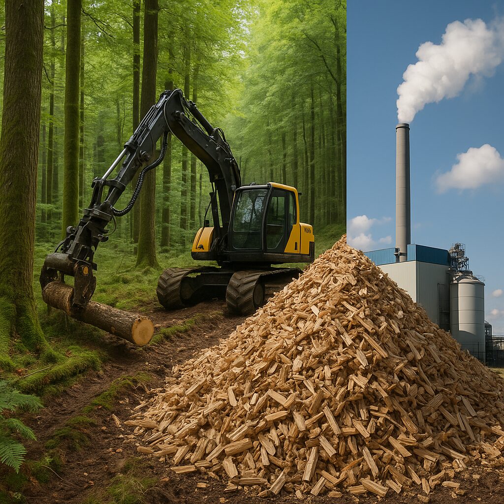 Czy lasy mogą produkować energię – biomasa i jej wykorzystanie.