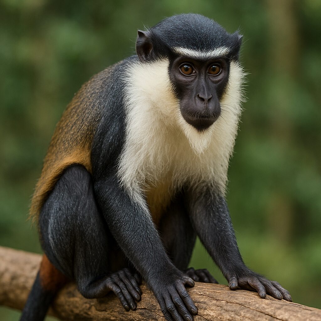 Koczkodan Diana – Cercopithecus diana
