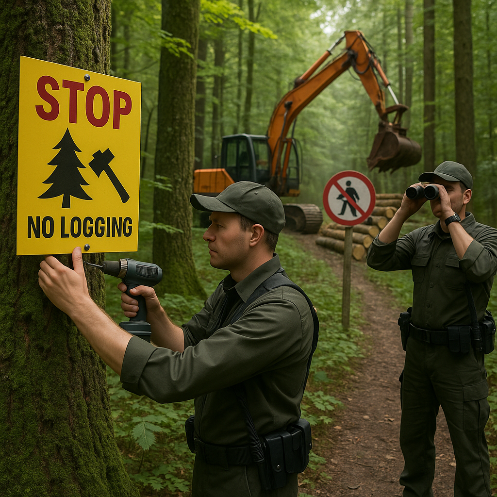 Jak chronić lasy przed kłusownictwem i nielegalną wycinką.
