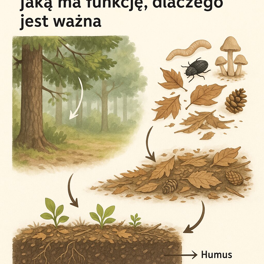 Leśna ściółka — jak powstaje, jaką ma funkcję, dlaczego jest ważna.