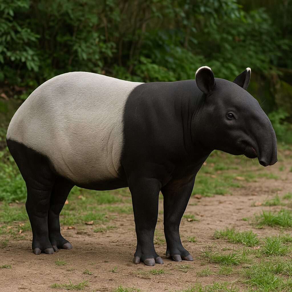 Tapir malajski – Tapirus indicus