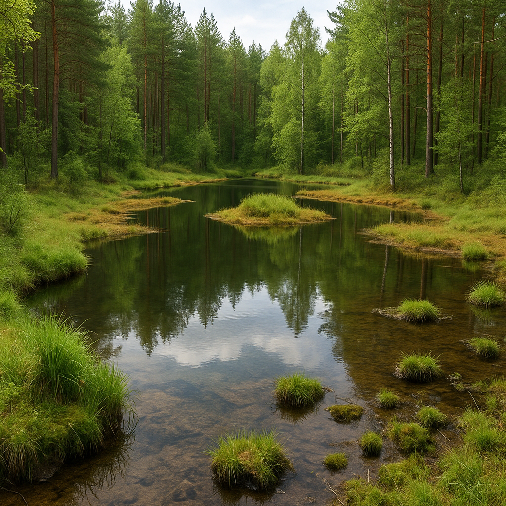 Jak działa leśna retencja wody – naturalne zbiorniki i mikrojeziora.