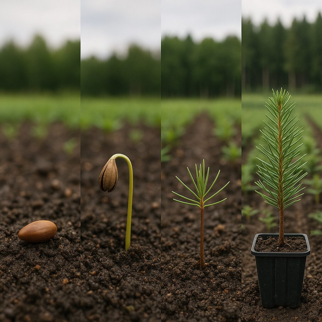 Jak działa szkółka leśna – od nasiona do sadzonki.