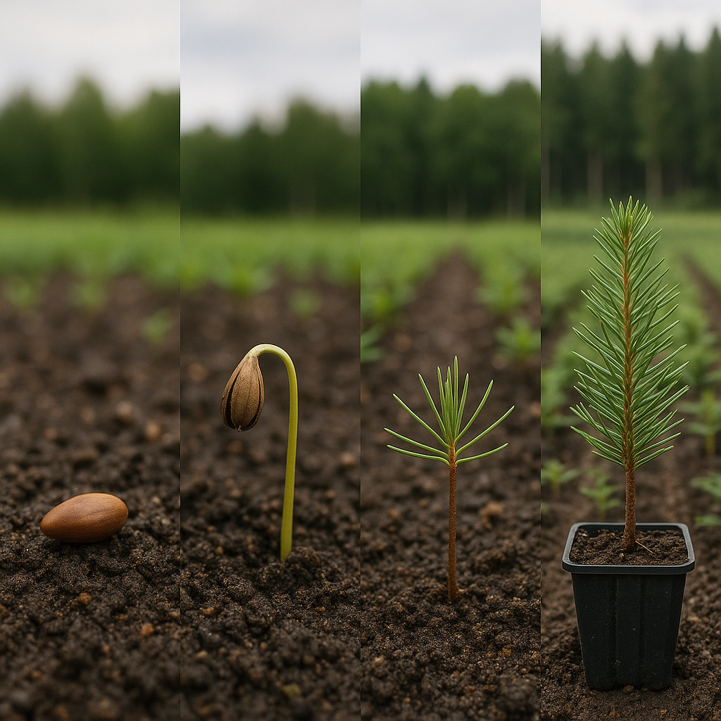 Jak działa szkółka leśna – od nasiona do sadzonki.