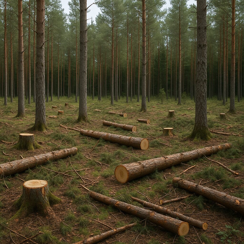 Przerzedzenie drzewostanu