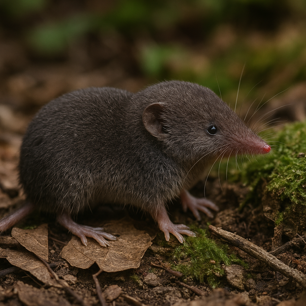 Tajemniczak leśny – Cryptotis parva
