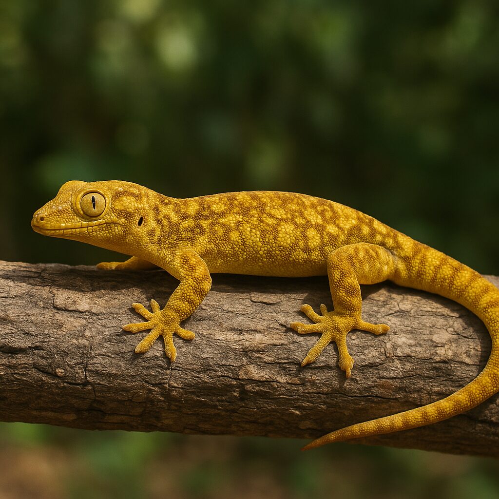 Gekon złocisty – Gekko ulikovskii