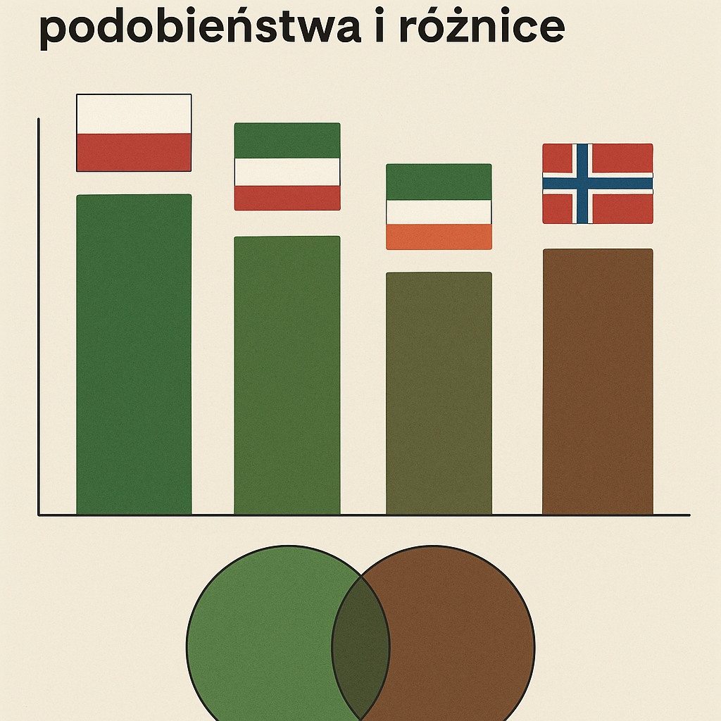 Leśnictwo w Polsce w porównaniu z innymi krajami — podobieństwa i różnice.