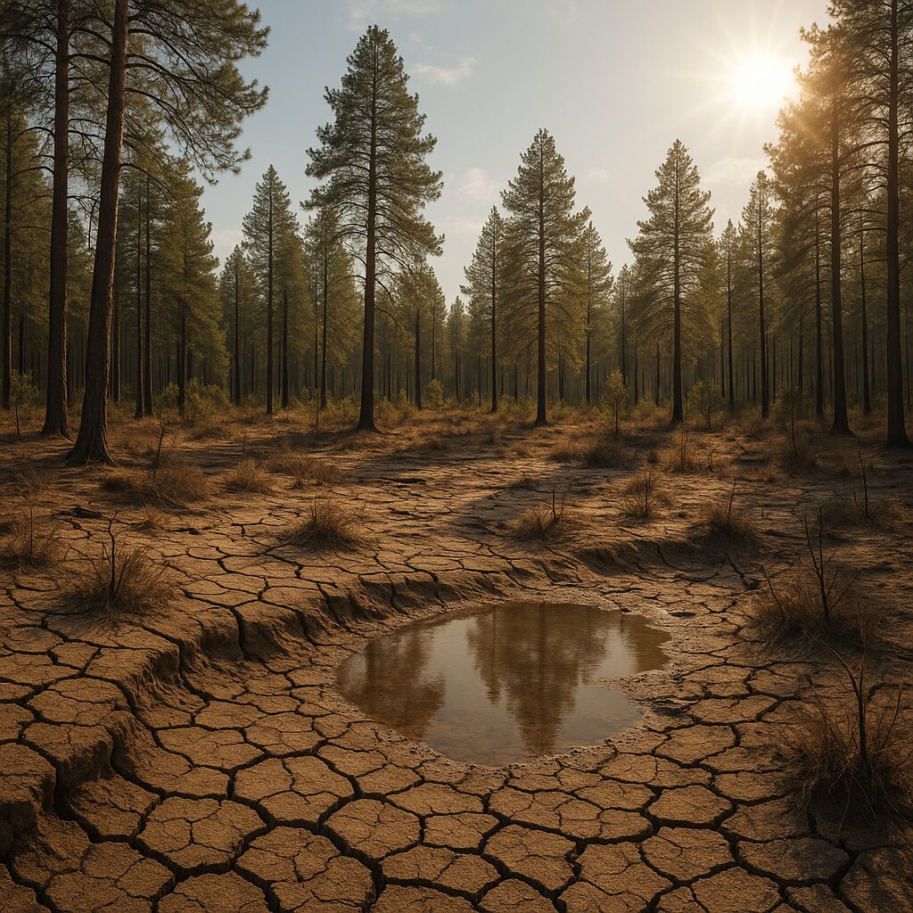 Letnie wyzwania dla lasu — susze, upały, ograniczona dostępność wody.