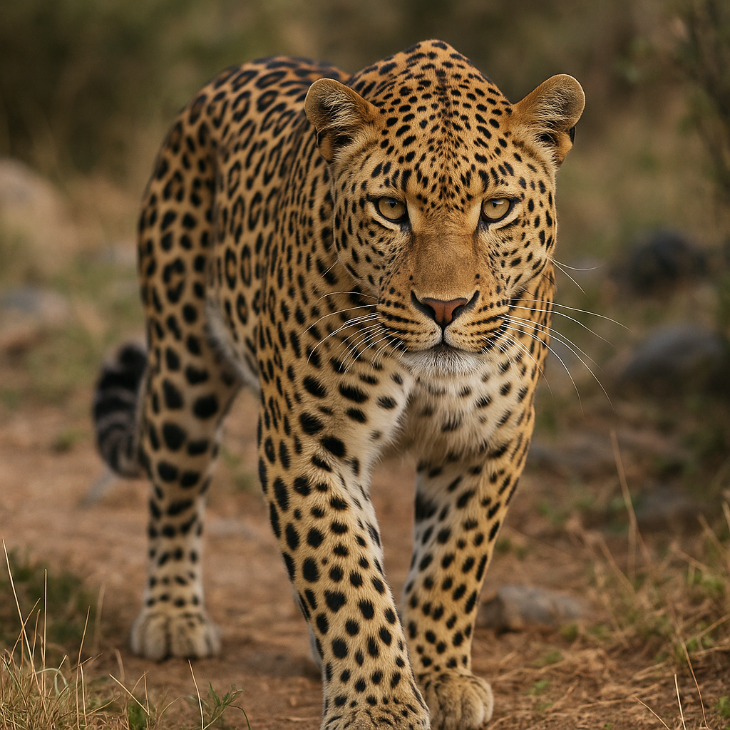 Lampart plamisty – Panthera pardus