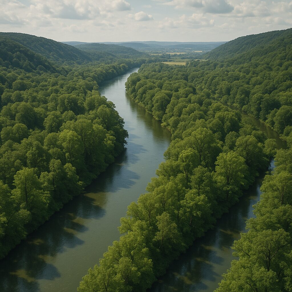 Lasy w dolinach rzek — znaczenie dla korytarzy ekologicznych i migracji.