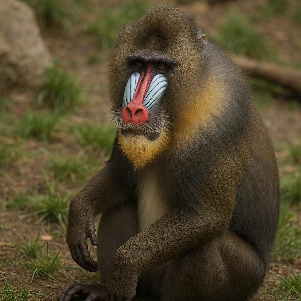 Mandryl – Mandrillus sphinx