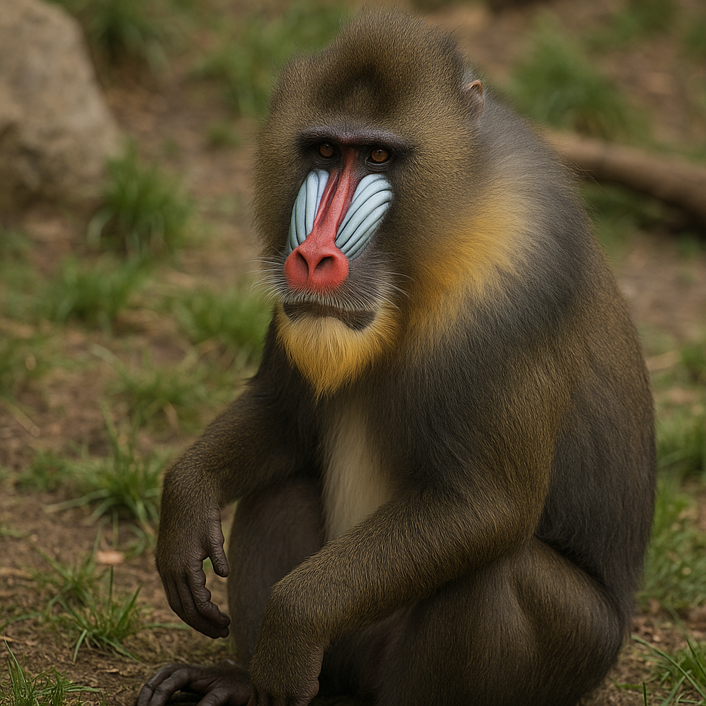 Mandryl – Mandrillus sphinx