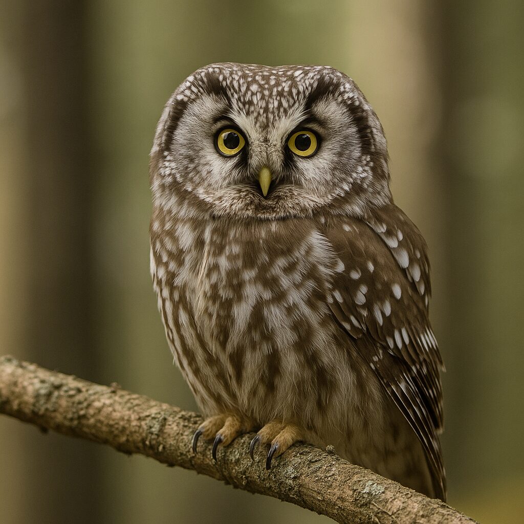 Sowa włochata – Aegolius funereus