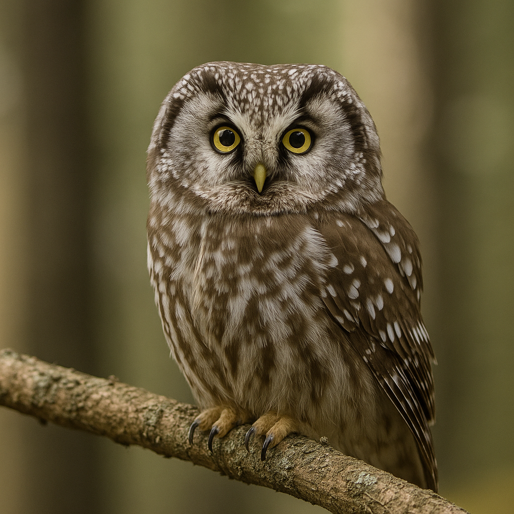 Sowa włochata – Aegolius funereus