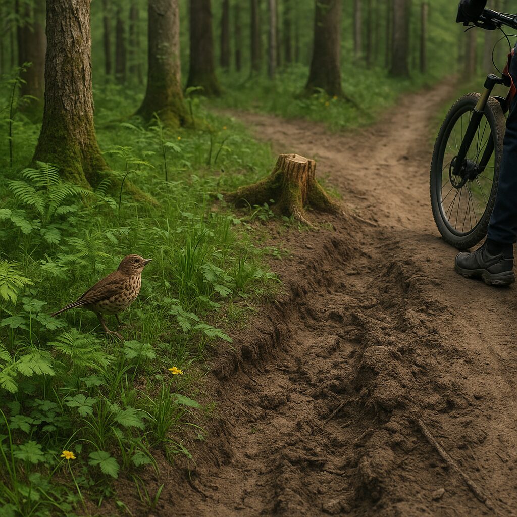 Wpływ turystyki off-trail na las — jakie skutki dla roślin i zwierząt.