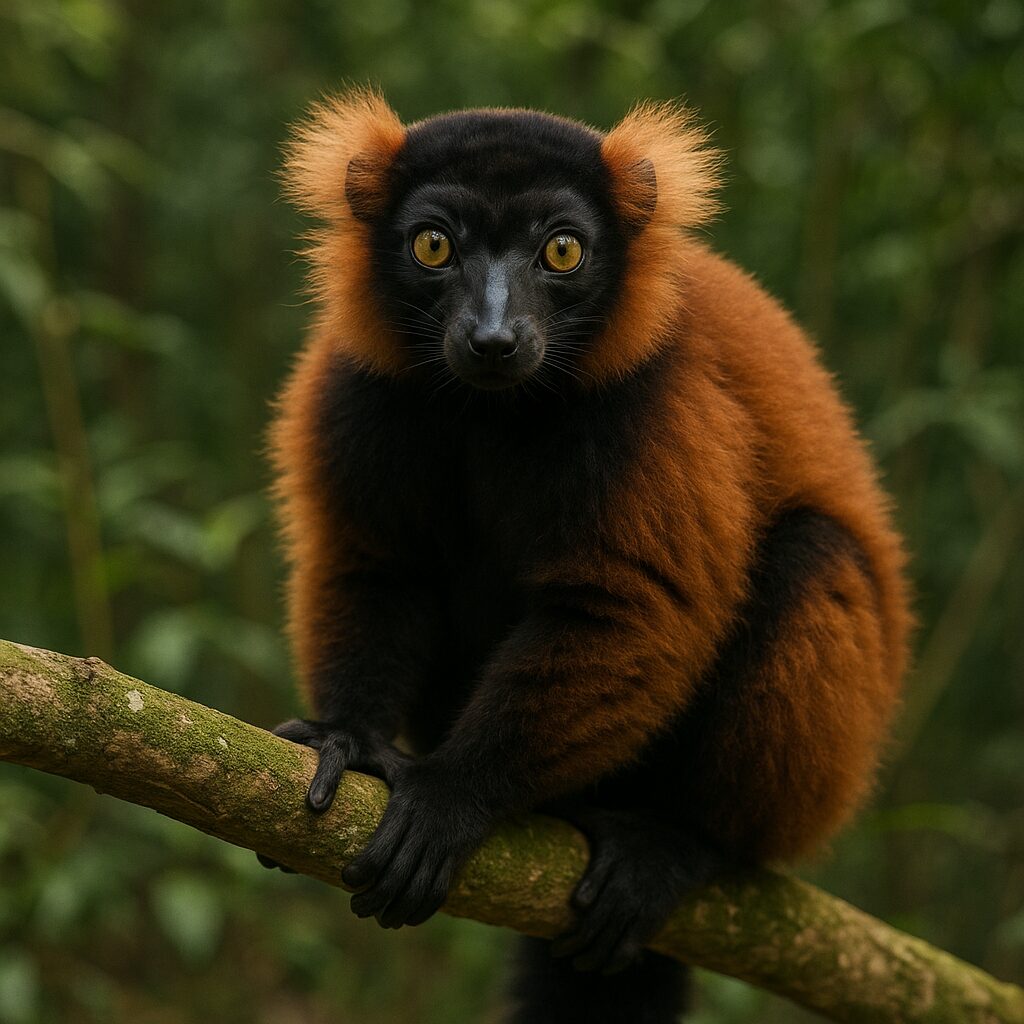 Lemur rudy – Varecia variegata