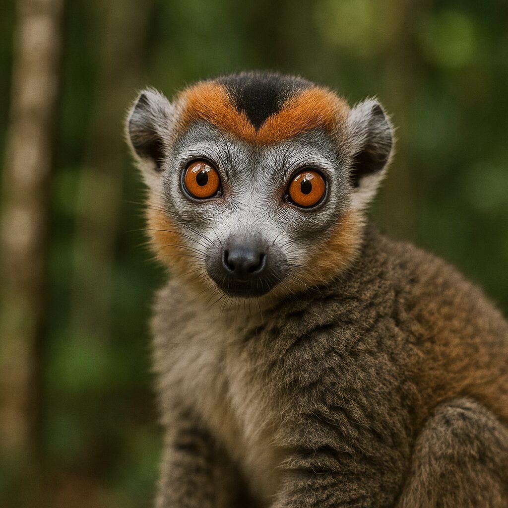 Lemur koronny – Eulemur coronatus