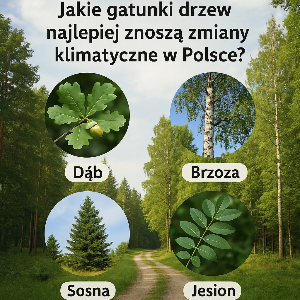 Jakie gatunki drzew najlepiej znoszą zmiany klimatyczne w Polsce.
