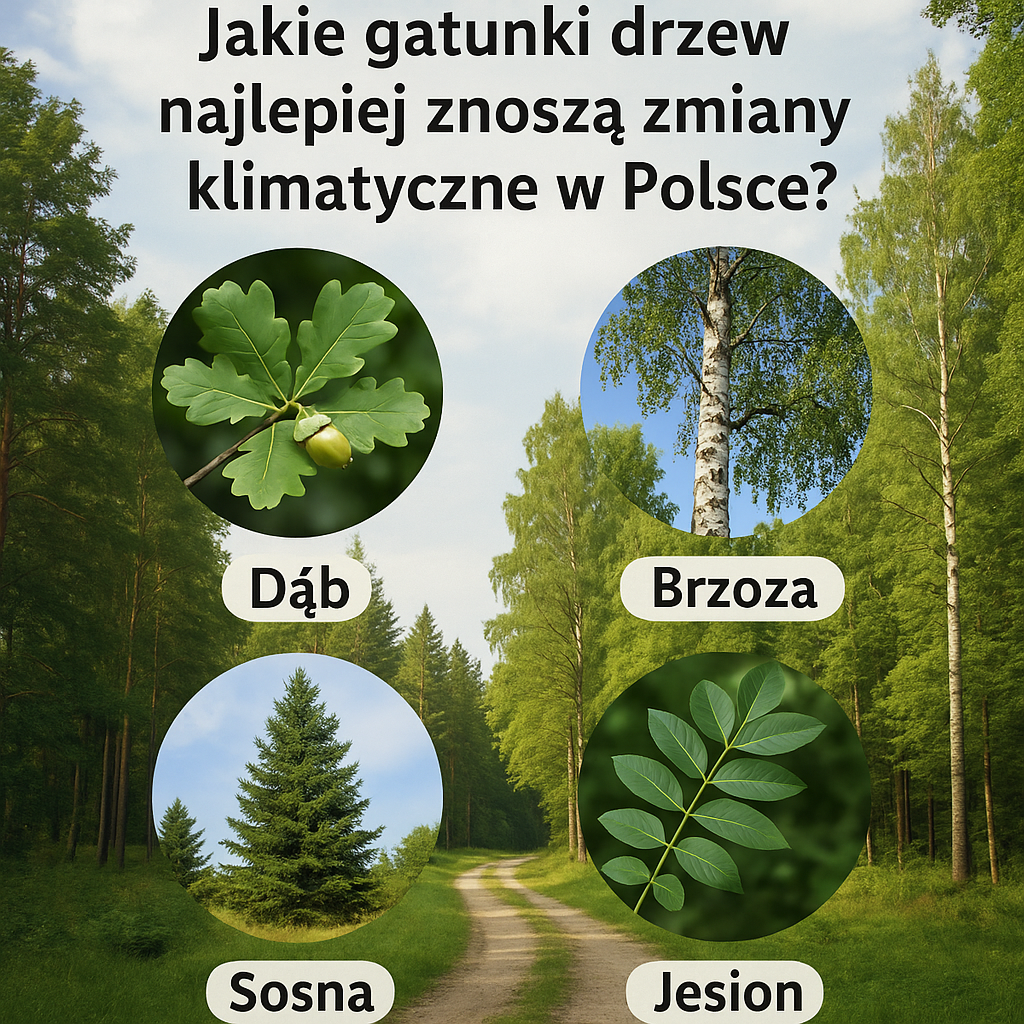 Jakie gatunki drzew najlepiej znoszą zmiany klimatyczne w Polsce.