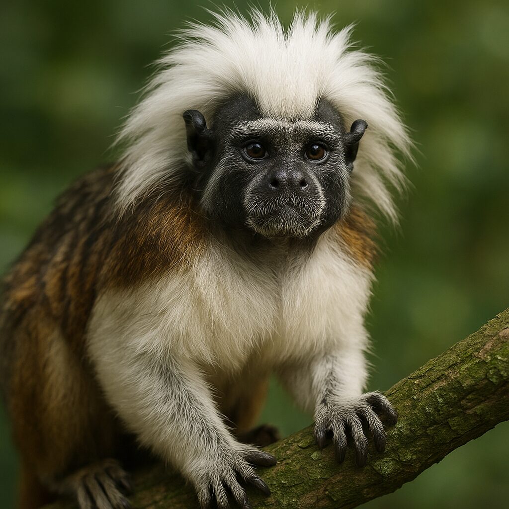 Tamaryna białoczuba – Saguinus oedipus