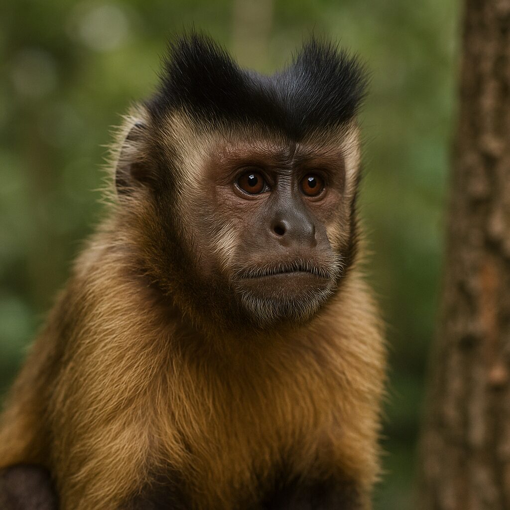 Kapucynka czubata – Sapajus apella