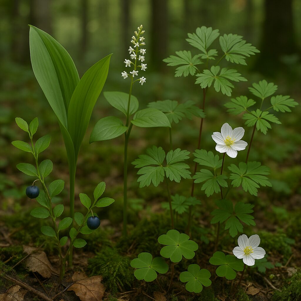 Jakie rośliny podszytu są wskaźnikiem stanu siedliska.