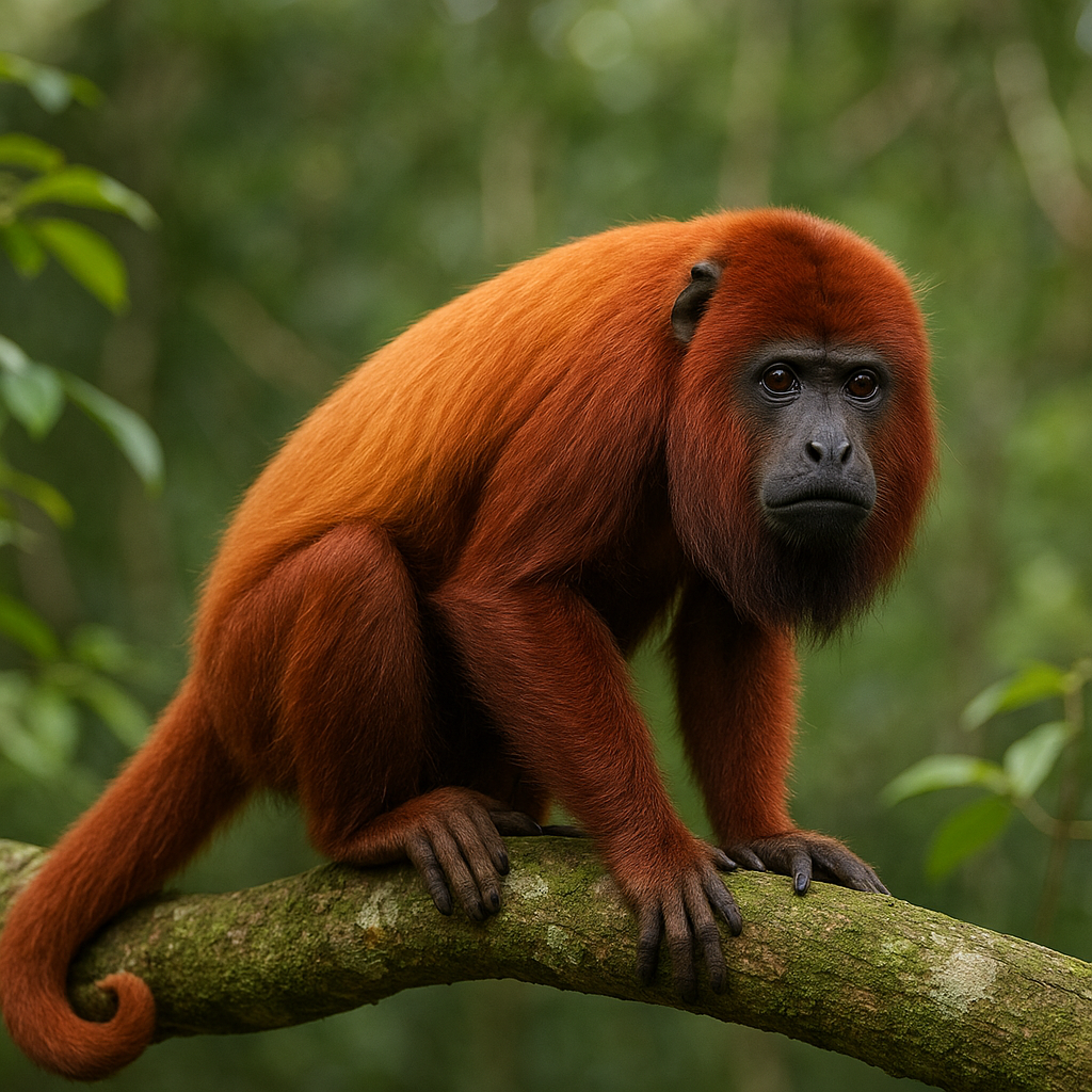 Howler rudy – Alouatta seniculus